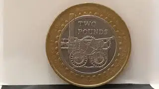 UK 2004 &pound;2 Two Pound Steam Locomotive Circulated - Coin World UK