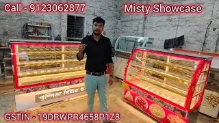 Sweet display counter manufacturer company in Kolkata. #displaycounter #mistyshowcase #cakedisplay 