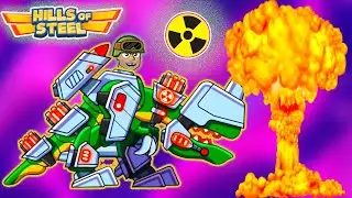 ЛЕГЕНДАРНЫЙ ТАНК РЕКС ОБНОВЛЕНИЕ. Ядерный танк в Hills of Steel с тактическими ракетами.