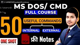 dos commands in hindi one shot | ms dos computer in hindi full course | cmd kya hai | #wwccollege 