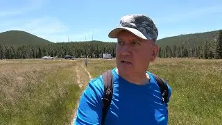 The Gibbon Falls and Meadows, Yellowstone, WY