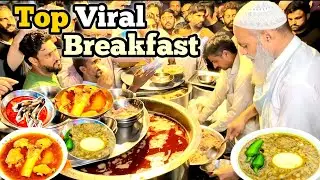 TOP VIRAL BREAKFAST IN LAHORE | BEST VIRAL PAKISTANI STREET FOOD VIDEOS COLLECTION