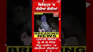 Ferozepur 'ਚ ਚੱਲੀਆਂ ਗੋਲੀਆਂ | Punjab Police | Firing | Incident | Living India News