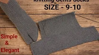 Ankle Length Thumb Socks for Gents 💖 अंगूठे वाले जुराब बनाये Gents के लिए #knitting #latestdesign