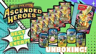 We got them early! Pok&eacute;mon Ascended Heroes Booster Bundle & Tin! #gifted #pokemon