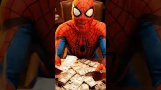 Garib Spiderman Ki Mehnat 😢❤️ #ai #shorts #youtubeshorts #spiderman