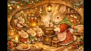 Relaxing Jazz for Morning Routine &mdash; Cozy Rabbit Family Breakfast | Calm Ambient Music