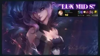 Can't I land any Q? | Elementalist Lux Mid | S7 League of Legends Full Gameplay Commentary