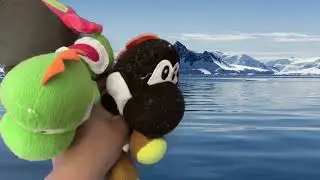 Yoshi Green gets forced to swim in Antarctica ft. Litten and Black Yoshi
