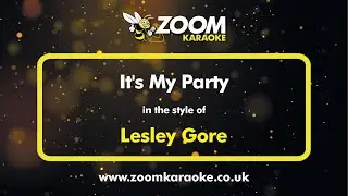 Lesley Gore - It's My Party - Karaoke Version from Zoom Karaoke