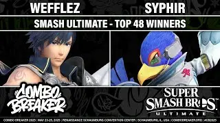 COMBO BREAKER 2025 TOP 48 WINNERS - Wefflez (Chrom) vs Syphir (Falco) - Smash Ultimate