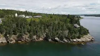 Drone footage - Dyce Head Lighthouse, Castine, Maine
