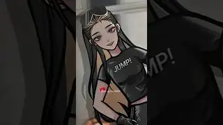 JUMP!#blackpink #jump #art #shorts #fyp #trend #edit #anime #animation #gacha #رسم #اكسبلور #video