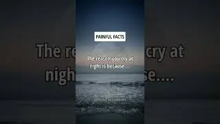 The reason you cry at night is because.... #shorts #psychologyfacts #fyp