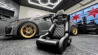 Установка сидений Corbeau RRS в мой GTI MK7.