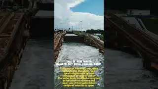 Panama Canal Operation. #panama #ship #share #like #reels #sea #youtubeshorts #shorts #travel #trend