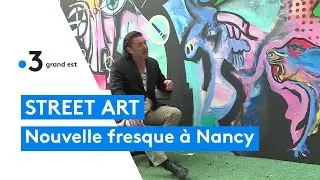 Street Art &agrave; Nancy : la fresque des Inabstraits