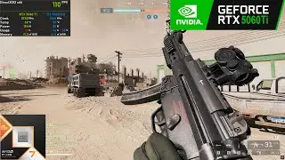 RTX 5060 Ti 16GB : Battlefield 6 ( 1440p Overkill Graphics DLSS ON )