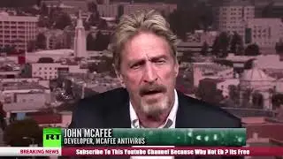 John McAfee, talking about cryptocurrency changing and the economy.