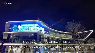 Indoor transparent LED screen project of Nanning Beitou Times Building!