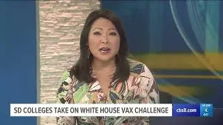 KFMB-SD: San Diego Mesa College Takes On White House Vaccination Challenge