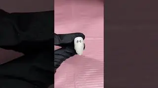 3D ghost nail tutorial 👻