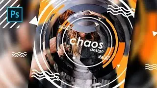 How to Create a Chaos photo Editing for Cover Magazine Design - Photoshop Tutorials