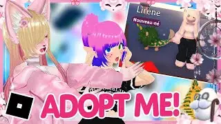 🌸🦊LIVE VTUBER FR 3D🦊🌸 - OMG j'ai le dream pet de @zelda_gameuse6375 sur adopt me & FARM - [Roblox]