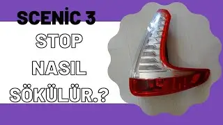 Scenic 3  Arka  Stop Nasıl Sökülür.? Sinyal Arızası