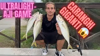CARANGHI GIGANTI A ULTRALIGHT 🔥sfrizionate infinite😱 #lightspinning #fishing #spinning #mare