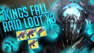 Destiny: Kings Fall Raid Loot x3 Challenge Modes - All NEW Exotic Weapons