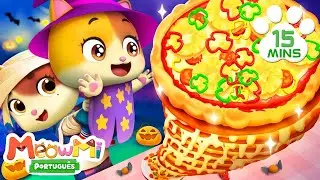 🐱 Show da Família Gato -Minha Pizza Especial🍕 | Músicas Infantis em Português | Compilação