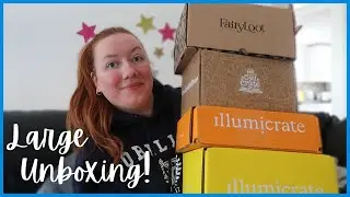 Большая распаковка | OwlCrate Jr, Fairyloot, Illumicrate и Afterlight Box
