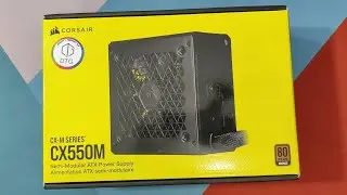 Corsair CX550M Semi Modular - Unboxing