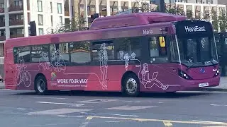 BYD D9UR ADL Enviro200EV GoAhead-London SEe39 LJ66CHN HereEast