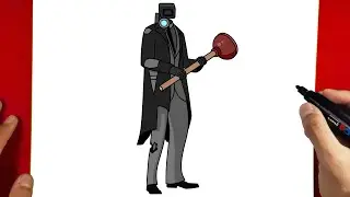 How to Draw Plunger Cameraman - Skibidi Toilet