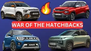 EXTER VS IGNIS VS C3 VS PUNCH 🔥🔥 | BEST HATCHBACK ⭐
