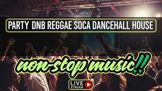 6 HOURS!! Party Vibes LIVE DJ Afrobeats Dancehall Reggae Soca DnB House Music - Royalty Free Mix