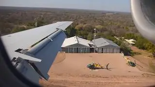 ✈ Embraer 135 South African Airlink Landing in Skukuza (Kruger Park) from Johannesburg