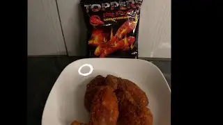 Spicy Hot Wings made with Topper Fire Sticks #Shorts