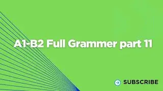 A1 to B2 Full German Grammer overview @JSBSprachinstitut 