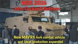 John Cockerill Defense unveils new 4x4 combat vehicle and boosts Saudi Arabia production at WDS 2026