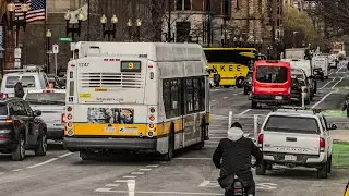 MBTA & Yankee Line Shuttles Observation IN Back Bay, Boston, MA
