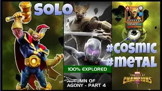 *Rank 1 Beta Ray Bill* Soloes AOA-part 4 *Heimdall* Boss⚡Easiest obj(Cosmic+Metal) #mcoc