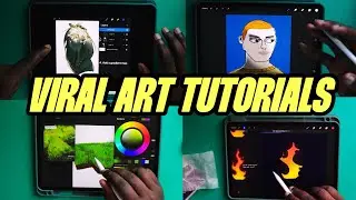 VIRAL ART TUTORIALS TURNING ME INTO AN ART god! | 𝐓𝐉 𝐊𝐧𝐢𝐠𝐡𝐭