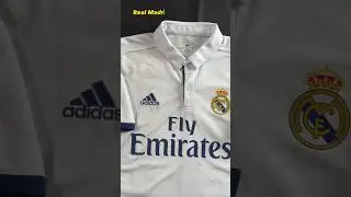 🔍Closer look at the Real Madrid 2016/17 Home #realmadrid #footballshirt #footballshirtcollector