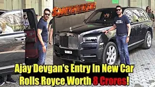 Ajay Devgan's SINGHAM Entry In Rolls Royce Cullinan Worth 8 Cr At Sooryavanshi Trailer Launch