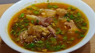 Winter ki ye special recipe jab ap khayenge to nazla dard or thand sab door bhag jayenge#muttonpaya