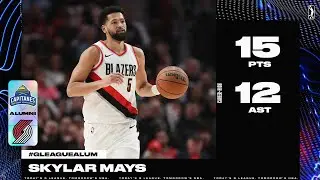 #GLeagueAlum Skylar Mays Drops 15 PTS, Career-High 12 AST For Trail Blazers