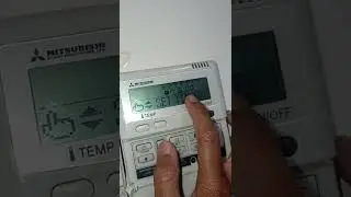 Cara setting Time air cond VRF